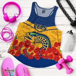 Eels Anzac Women Men Tank Top Indigenous Art