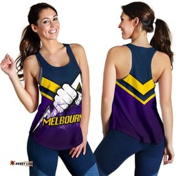 Melbourne Women's Racerback Tank Thunder
