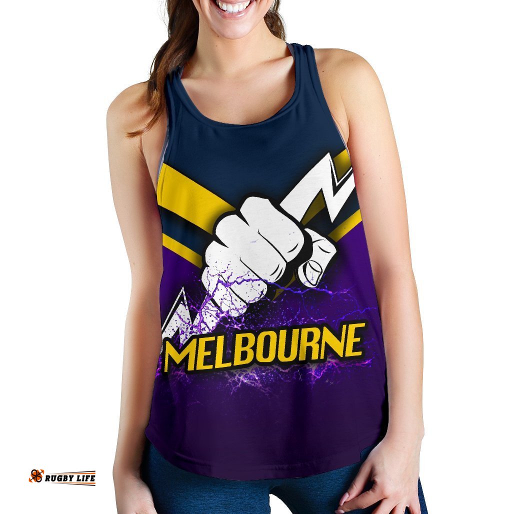 Melbourne Women's Racerback Tank Thunder