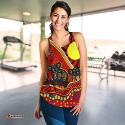 Aboriginal Koala Painting Women Tank Top