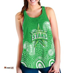 Melbourne Stars Women Tank Top Aboriginal Style Of Dot