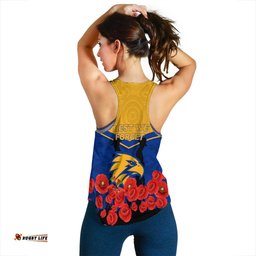 Eagles Anzac Day Indigenous Art Women Tank Top