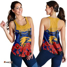 Eagles Anzac Day Indigenous Art Women Tank Top