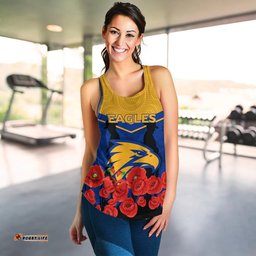 Eagles Anzac Day Indigenous Art Women Tank Top