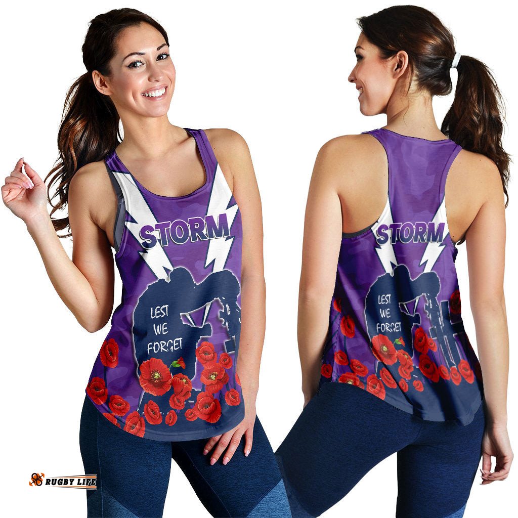 Melbourne Storm Anzac Day Camo Women Tank Top