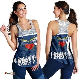 North Queensland Cowboys Anzac Day Camo Women Tank Top
