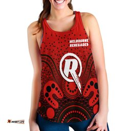 Melbourne Renegades Women Tank Top Aboriginal Style Of Dot