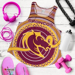 Brisbane Racerback Tank Broncos Aboriginal