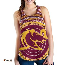 Brisbane Racerback Tank Broncos Aboriginal