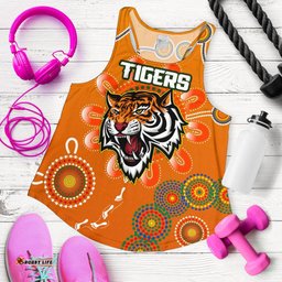 Naidoc Wests Tigers Women Racerback Tank Aboriginal