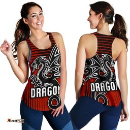 St. George Dragons Women Racerback Tank Unique