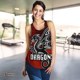 St. George Dragons Women Racerback Tank Unique