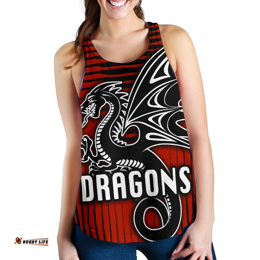 St. George Dragons Women Racerback Tank Unique