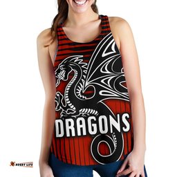 St. George Dragons Women Racerback Tank Unique