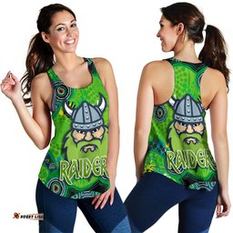 Canberra Women Racerback Tank Raiders Viking Indigenous
