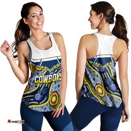Cowboys Women Racerback Tank North Queensland Indigenous