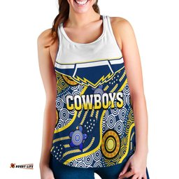 Cowboys Women Racerback Tank North Queensland Indigenous