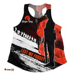 Australia Women Racerback Singlet - Anzac Day Special Style