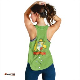 Cricket Australia Women Racerback Tank Proud Aussie Aboriginal