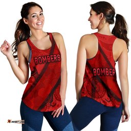 Essendon Women Racerback Tank Indigenous Bombers Red