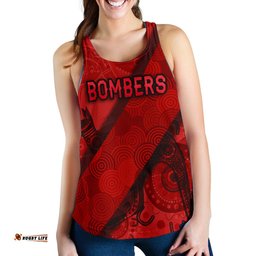 Essendon Women Racerback Tank Indigenous Bombers Red