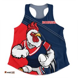 Sydney Roosters Women Racerback Singlet Custom Team Of Us Die Hard Fan Supporters