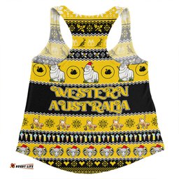 Western Australia Big Things Christmas Custom Women Racerback Singlet - Giant Ram Women Racerback Singlet