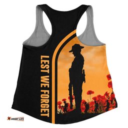 Australia Women Racerback Singlet Lest We Forget Style In My Heart