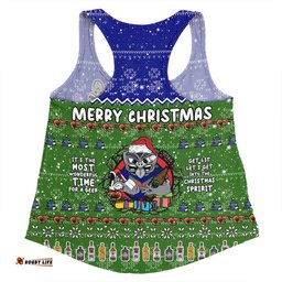 New Zealand Warriors Christmas Custom Women Racerback Singlet - Chrissie Spirit Women Racerback Singlet