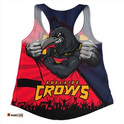 Amazing Aussie Adelaide Crows Breaking Through Fan Design Women Tank Top