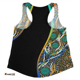 Amazing Aussie Australia Aboriginal Custom Color Dot Dreamtime Women Tank Top