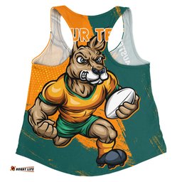 Amazing Aussie Aussie Wallabies Unstoppable Wallabies Spirit Of The Championship Orange Women Tank Top