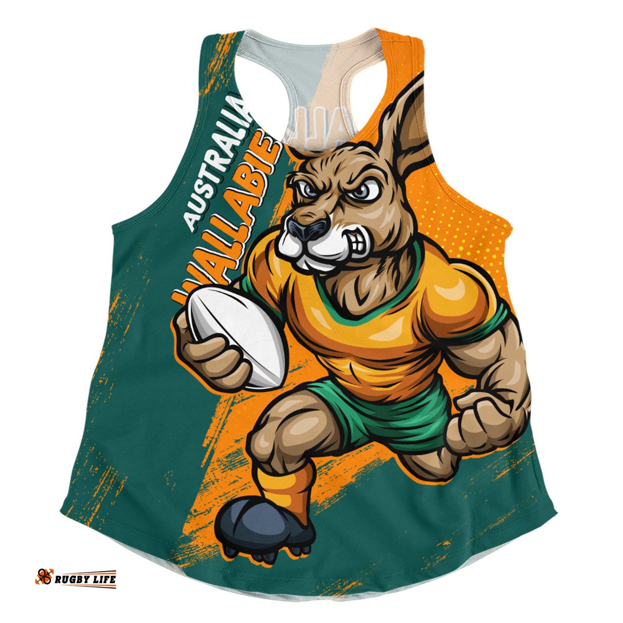 Amazing Aussie Aussie Wallabies Unstoppable Wallabies Spirit Of The Championship Orange Women Tank Top