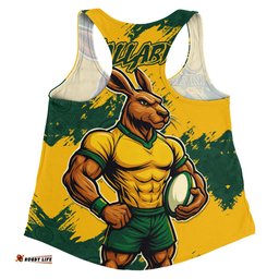 Amazing Aussie Aussie Wallabies Wallabies Kangaroo Power Rugby Women Tank Top