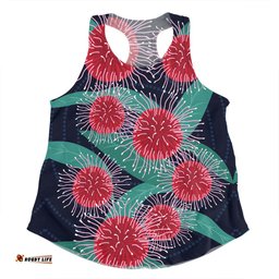 Amazing Aussie Australia Aboriginal Australian Hakea Flower Artwork Women Tank Top