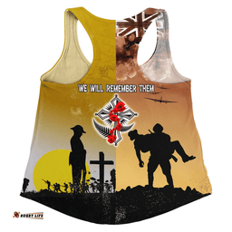 Amazing Aussie Australia Anzac Day Special Remembrance Day Lest We Forget Women Tank Top