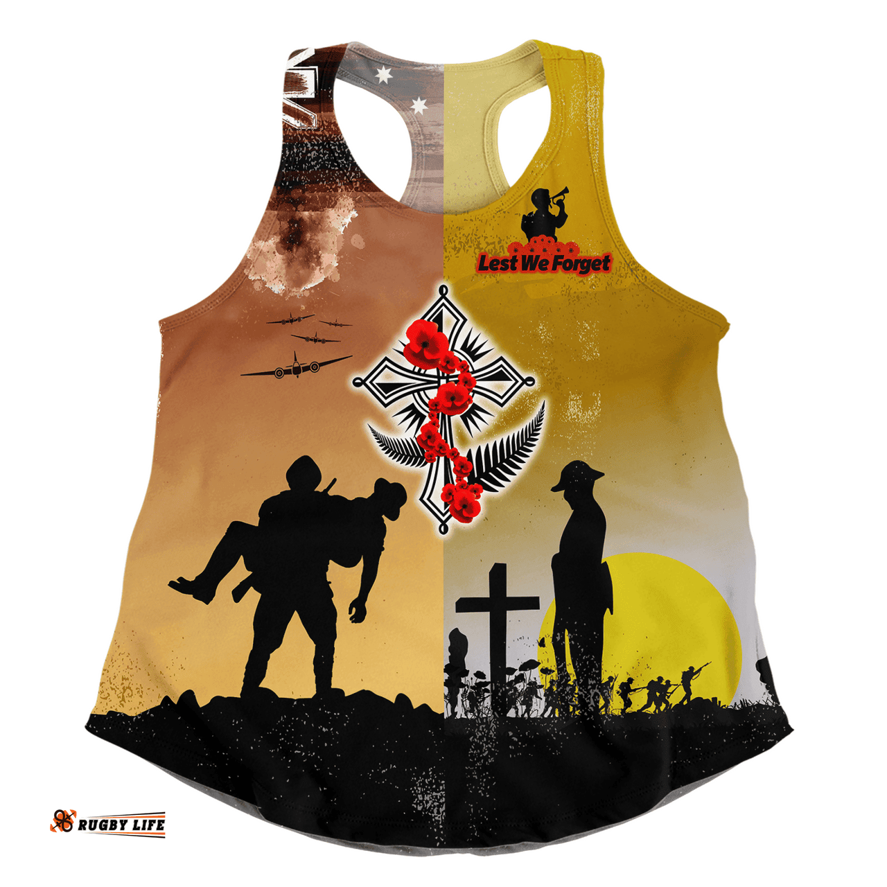 Amazing Aussie Australia Anzac Day Special Remembrance Day Lest We Forget Women Tank Top