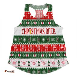 Amazing Aussie Australia Christmas Custom Ugly Christmas Beer Women Tank Top