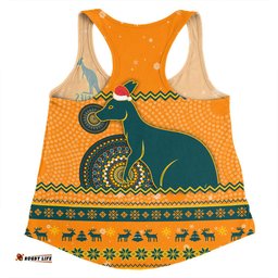 Amazing Aussie Australia Wallabies Christmas Custom Ugly Xmas And Aboriginal Patterns For Die Hard Fan Women Tank Top