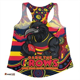 Amazing Aussie Adelaide Crows Blazing Spirit Of Victory Women Tank Top