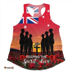 Amazing Aussie Australia Anzac Day Australian Red Ensign Women Tank Top