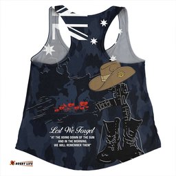Amazing Aussie Australia Anzac Day Anzac Day The Australian Army Women Tank Top