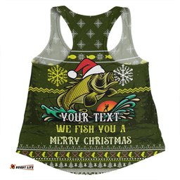 Amazing Aussie Australia Christmas Fishing Custom We Fish You A Merry Christmas Women Tank Top