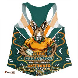Amazing Aussie Australia Wallabies Squad A True Champion Will Fight Through Anything Women Tank Top