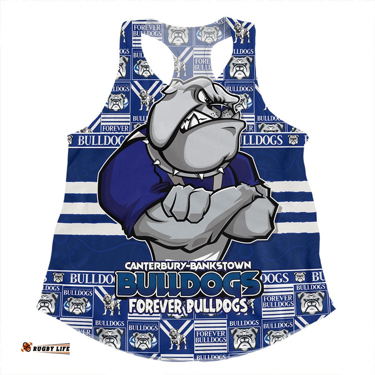 Amazing Aussie Canterbury Bankstown Bulldogs Champion���s Pride Comic Style Women Tank Top