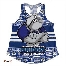 Amazing Aussie Canterbury Bankstown Bulldogs Champion���s Pride Comic Style Women Tank Top