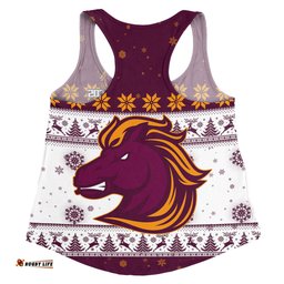 Amazing Aussie Brisbane Broncos Christmas Custom Special Ugly Christmas Women Tank Top