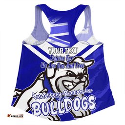 Amazing Aussie Canterbury Bankstown Bulldogs Happy Australia Day We Are One And Free Women Tank Top