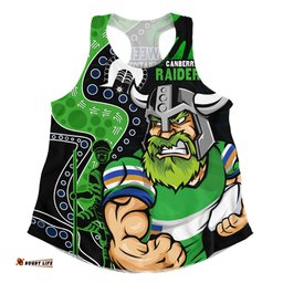 Amazing Aussie Canberra Raiders NAIDOC Indigenous Warrior Spirit Women Tank Top