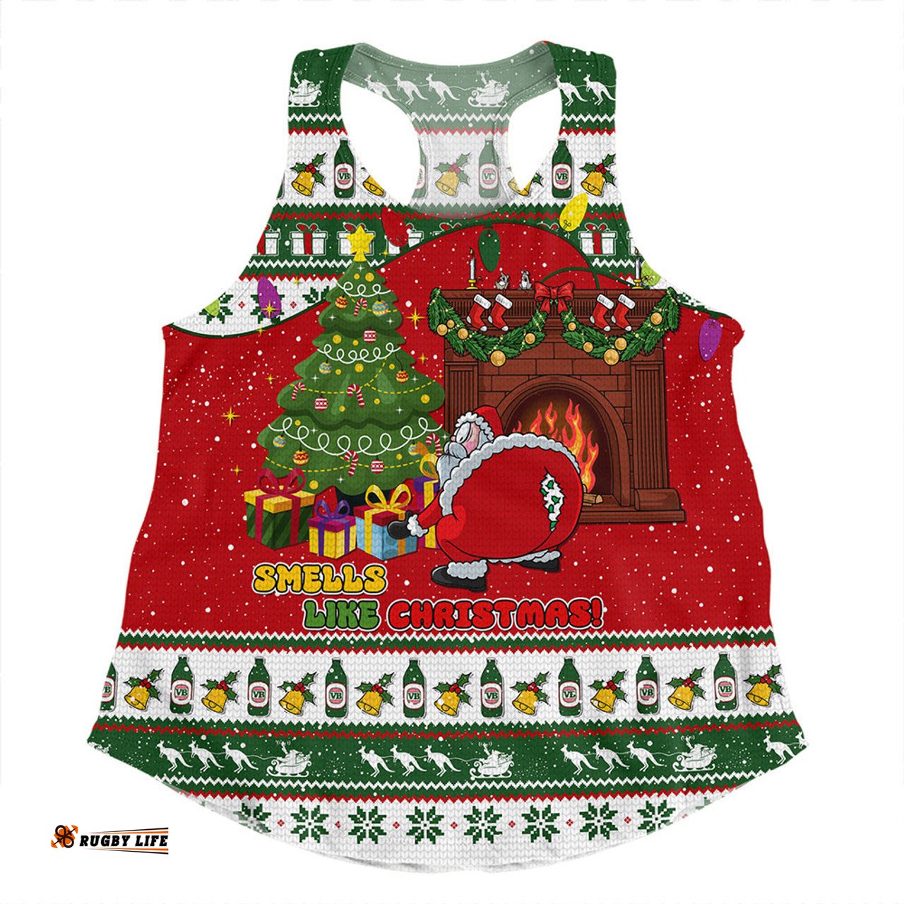 Amazing Aussie Australia Smells Like Christmas Cheer Women Tank Top